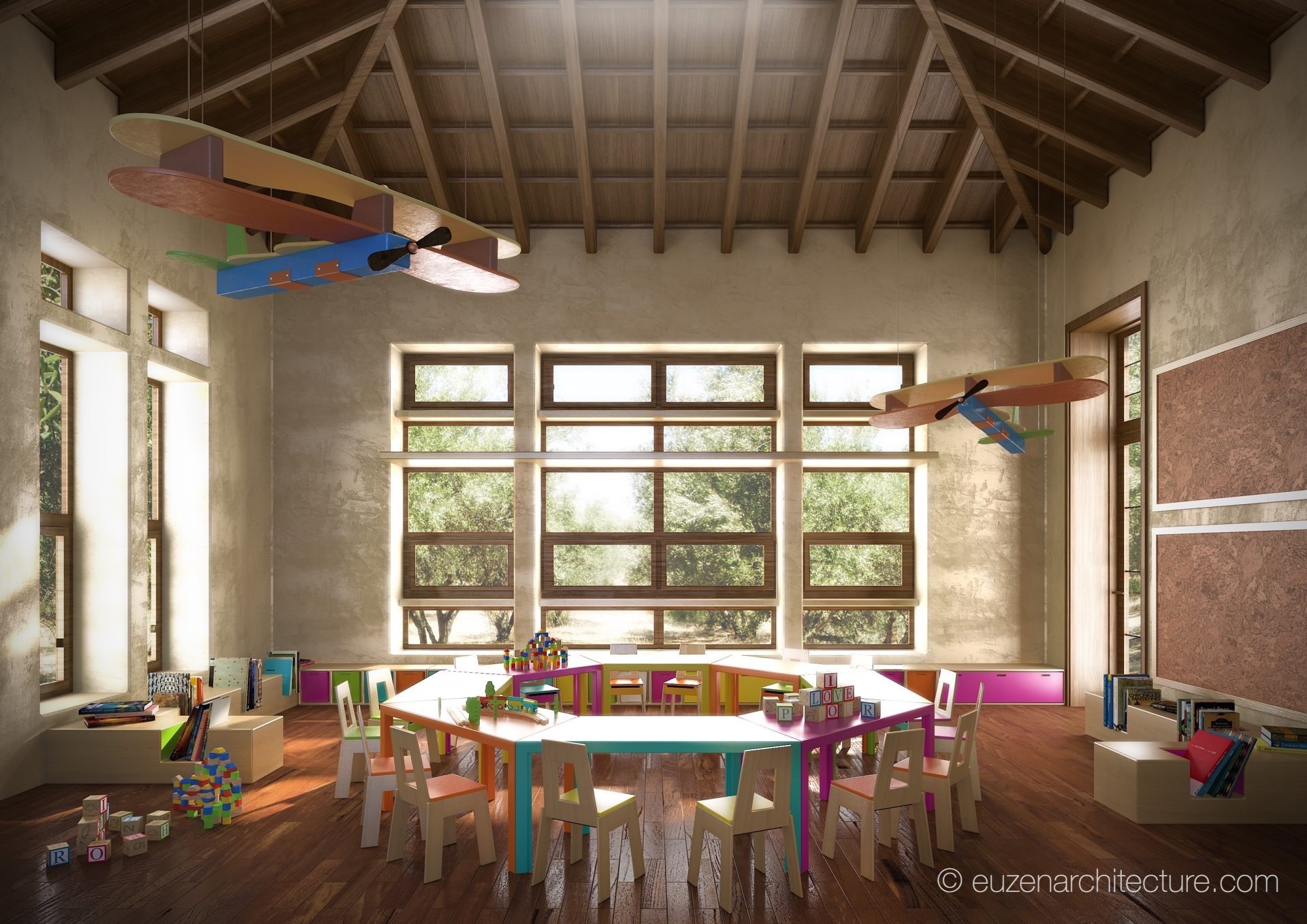 Kindergarten Class Interior